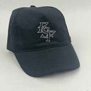 Hitwear Unisex Black FSF Boot Barn Adjustable Strap Hat - One Size - Polyester